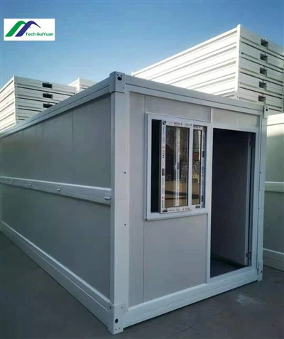 Hopfällbar containerhus